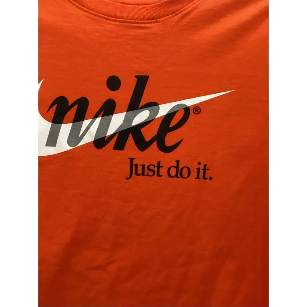 Nike Just Do It Orange Youth Size XL T Shirt 🔥59981 - Picture 3 of 7
